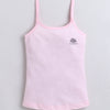 Pink & Navy Girls Cotton Camisole Slip Pack of 3
