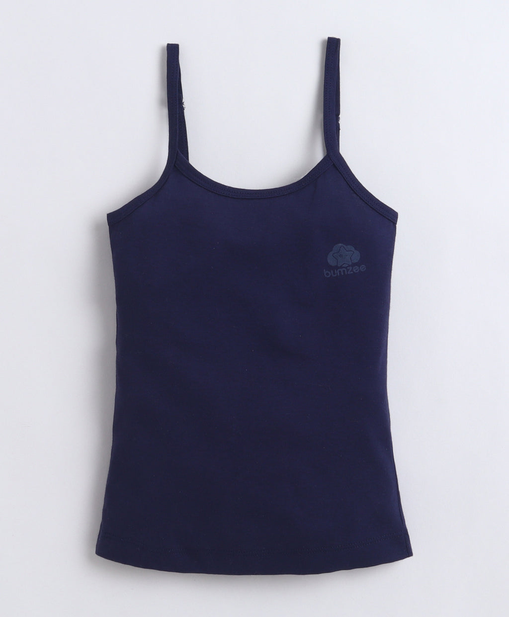 Bumzee Pink & Navy Slip, Pack of 3, Sleeveless, Compact Cotton