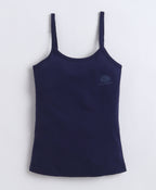 Bumzee Pink & Navy Slip, Pack of 3, Sleeveless, Compact Cotton