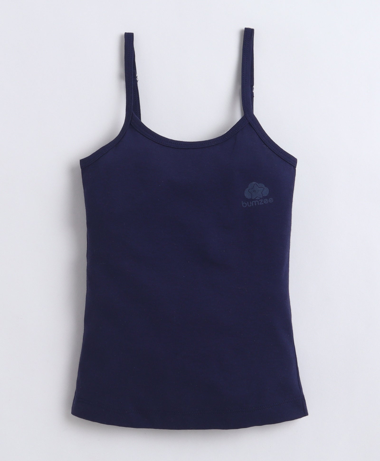 Pink & Navy Girls Cotton Camisole Slip Pack of 3