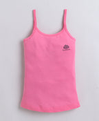 Bumzee Pink & Navy Slip, Pack of 3, Sleeveless, Compact Cotton