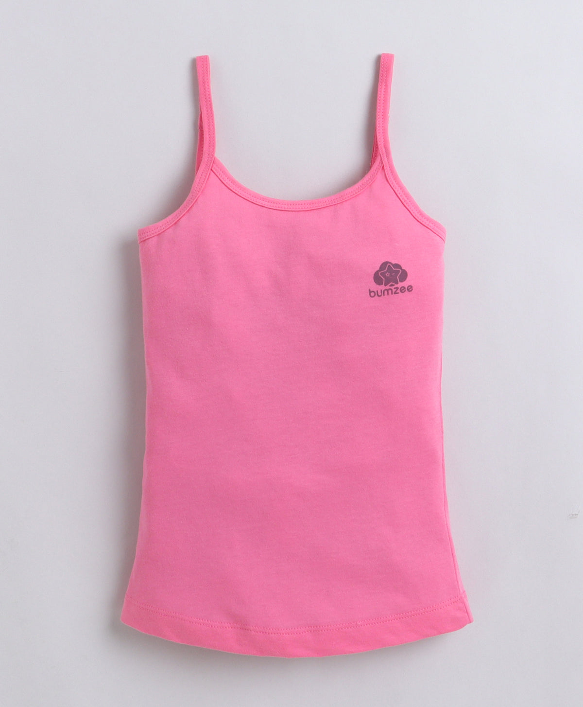 Bumzee Pink & Navy Slip, Pack of 3, Sleeveless, Compact Cotton