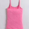 Pink & Navy Girls Cotton Camisole Slip Pack of 3