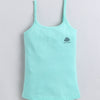 Sky Blue & Mint Girls Cotton Camisole Slip Pack of 3