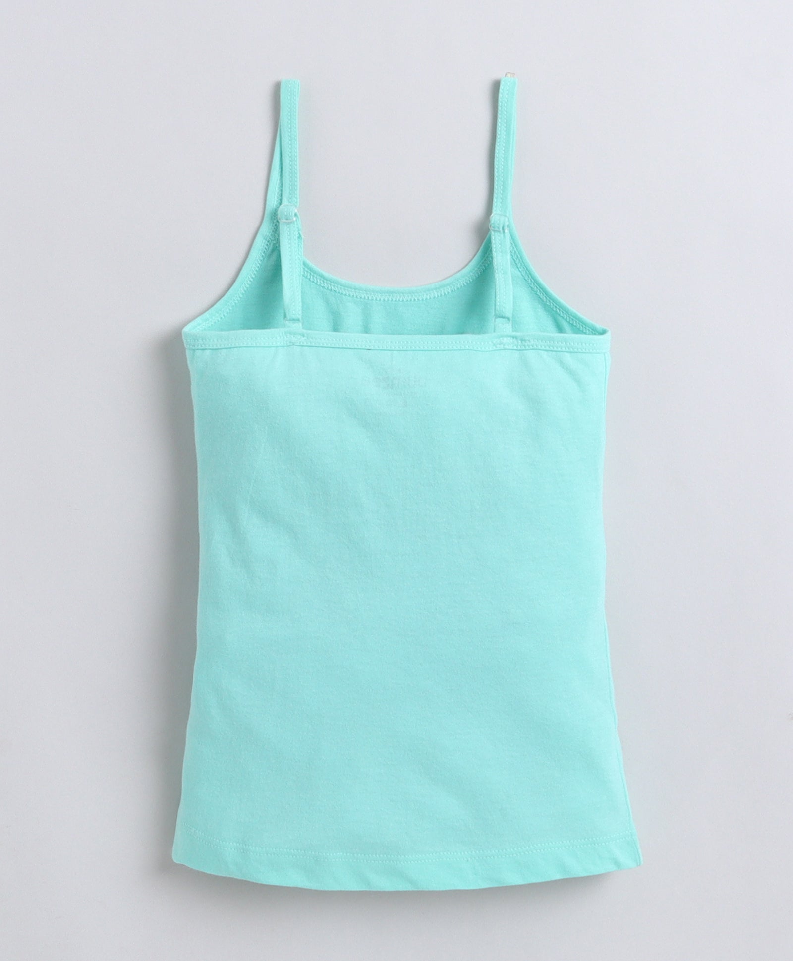 Sky Blue & Mint Girls Cotton Camisole Slip Pack of 3