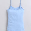 Sky Blue & Mint Girls Cotton Camisole Slip Pack of 3