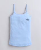 Bumzee Yellow & Sky Blue Slip, Pack of 3, Sleeveless, Compact Cotton