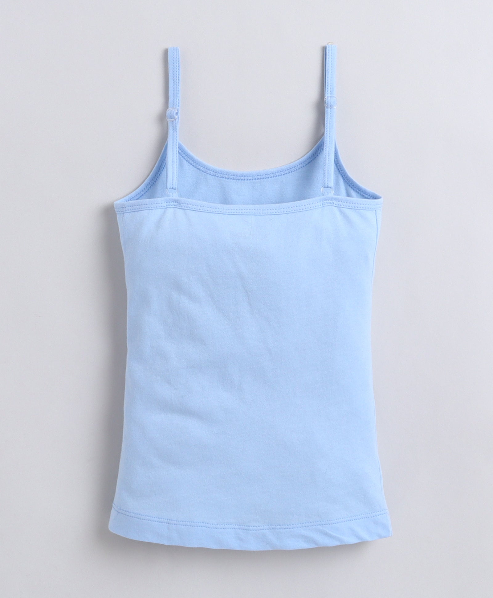 Yellow & Sky Blue Girls Cotton Camisole Slip Pack of 3