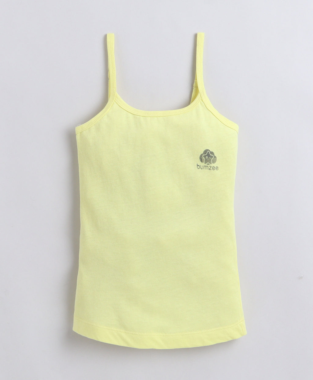 Bumzee Yellow & Sky Blue Slip, Pack of 3, Sleeveless, Compact Cotton