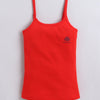 Red & Pink Girls Cotton Camisole Slip Pack of 3