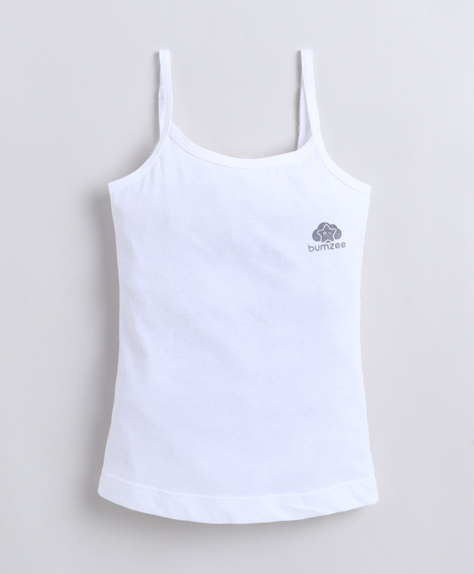 White Girls Cotton Camisole Slip Pack of 3