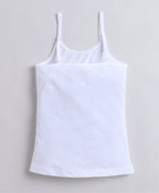 Bumzee White Slip, Pack of 3, Sleeveless, Compact Cotton, Camisole (Style Peb11427)