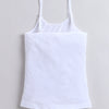 White Girls Cotton Camisole Slip Pack of 3