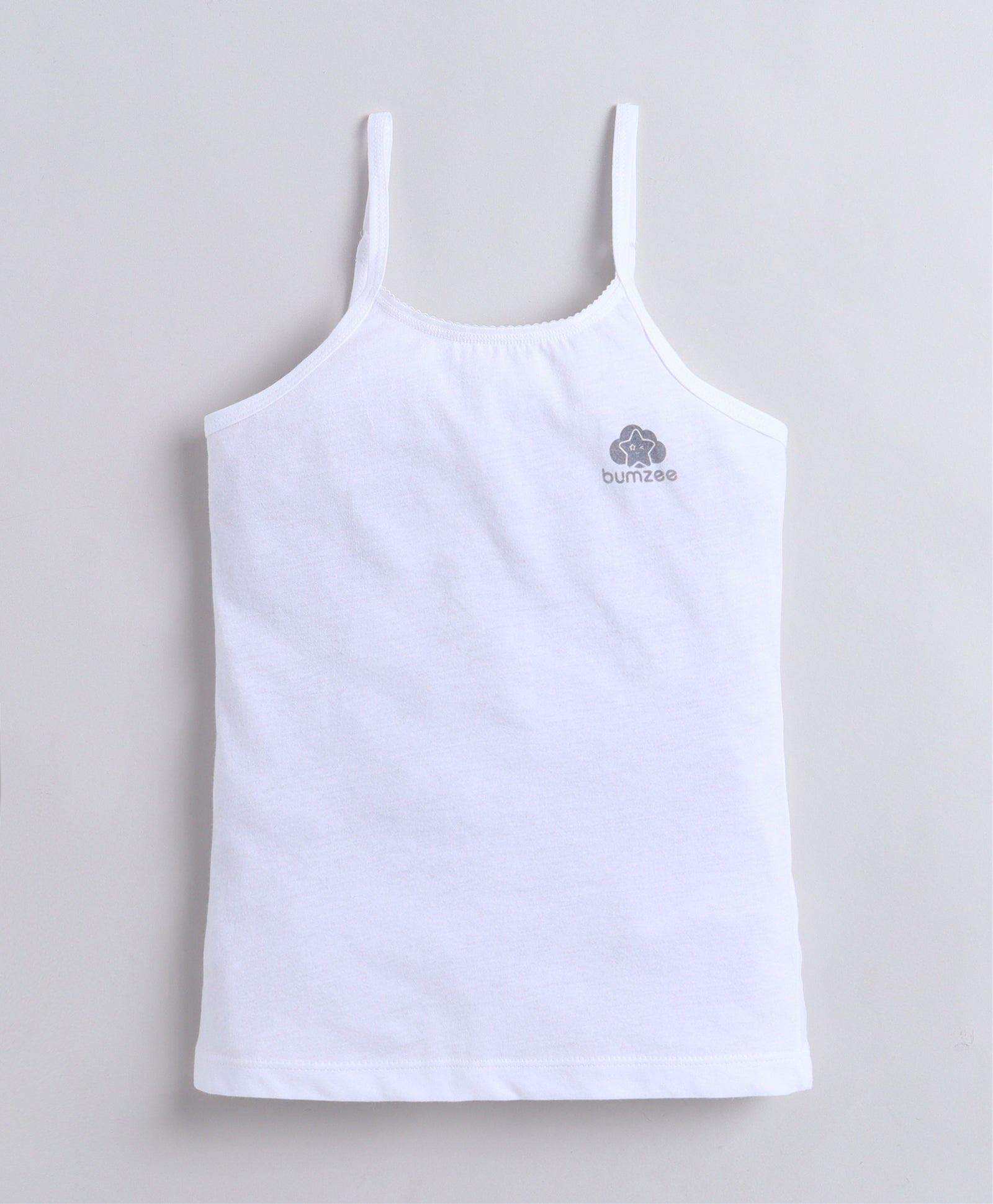 Pink & White Girls Cotton Camisole Slip Pack of 3