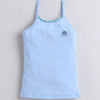 Sky Blue & Mint Green Girls Cotton Camisole Slip Pack of 3