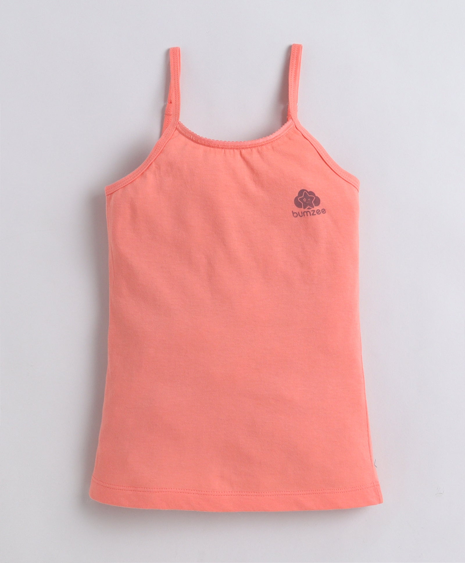 Sky Blue & Mint Green Girls Cotton Camisole Slip Pack of 3