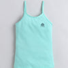 Sky Blue & Mint Green Girls Cotton Camisole Slip Pack of 3