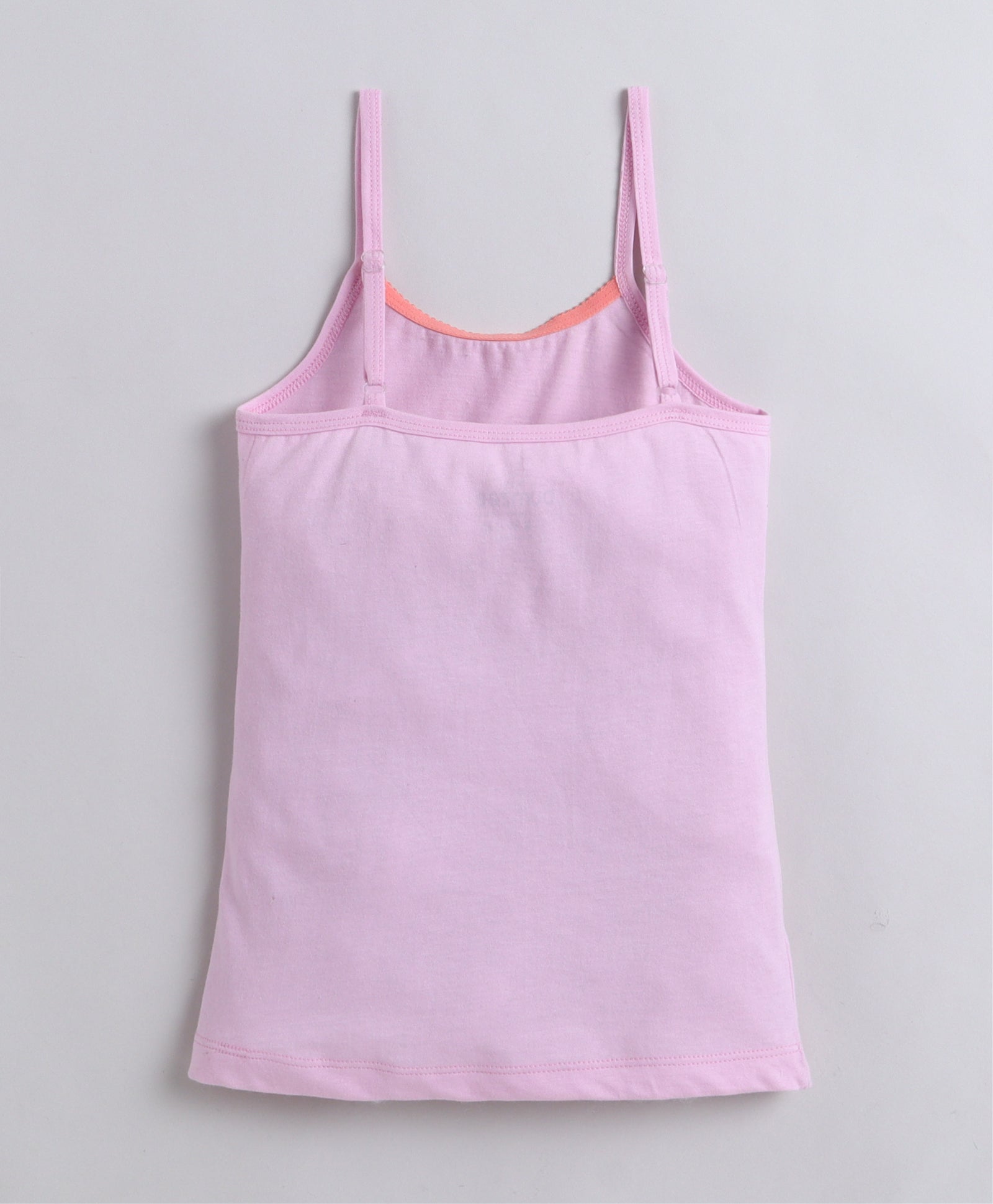 Yellow & Lavender Girls Cotton Camisole Slip Pack of 3