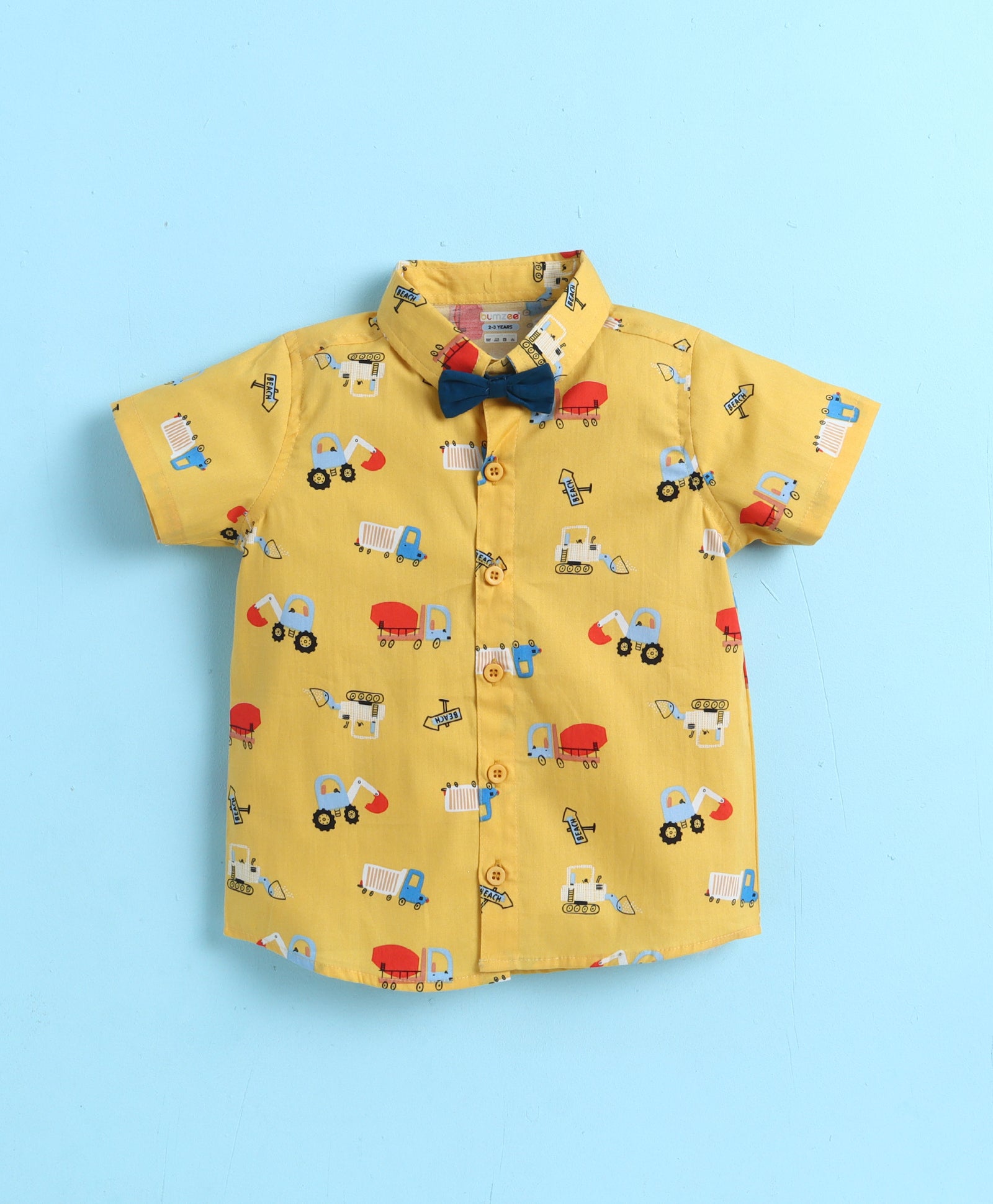 Soft Cotton Shirt & Short Set – Easy Everyday Outfit for Boys | Bumzee