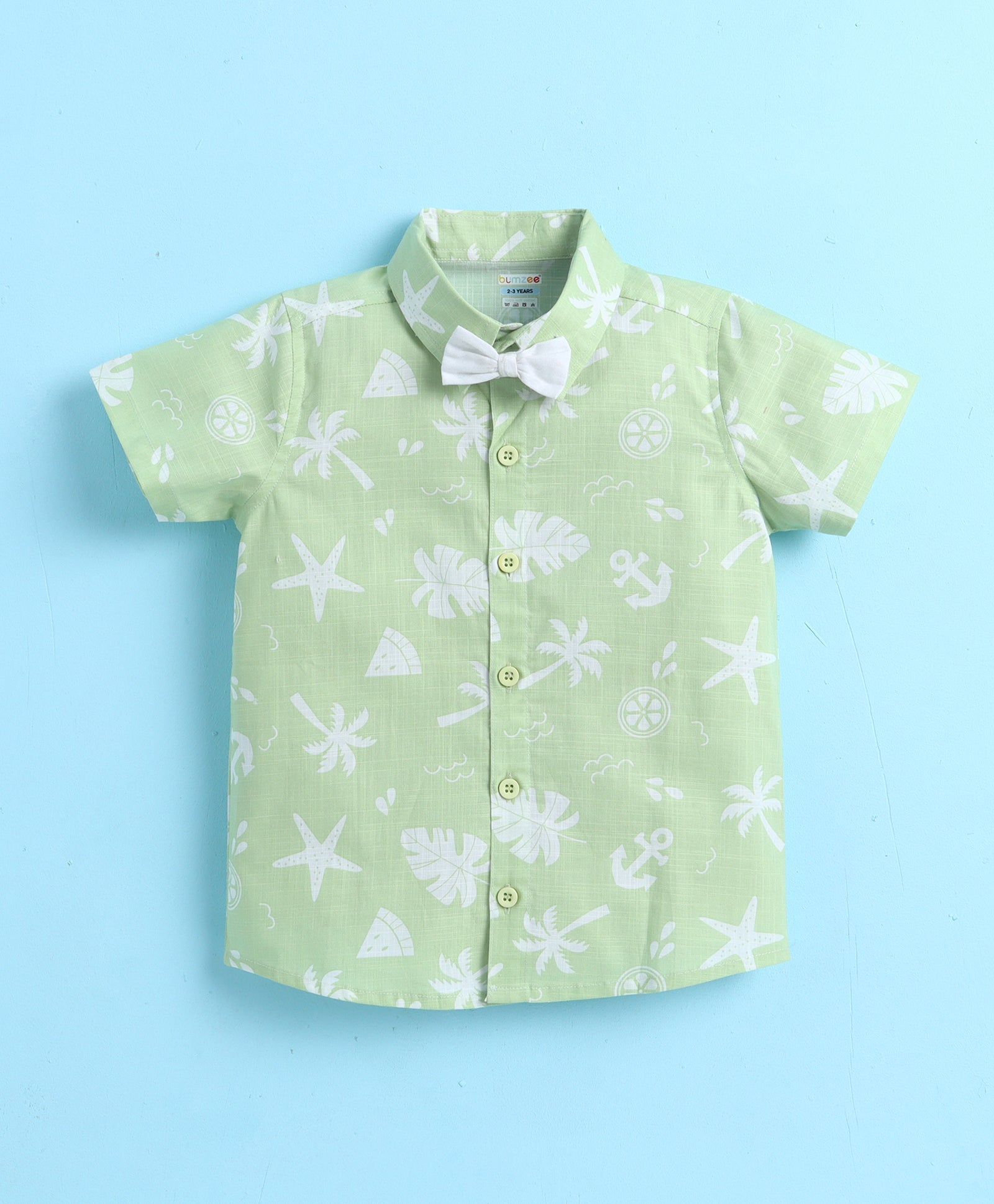 Soft Cotton Shirt & Short Set – Easy Everyday Outfit for Boys | Bumzee
