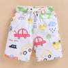 BUMZEE White Boys Half Sleeves Cotton Shirt & Short Set