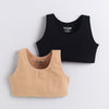 BUMZEE Black & Beige Girls Cotton Non Padded Beginners Bra Pack of 2