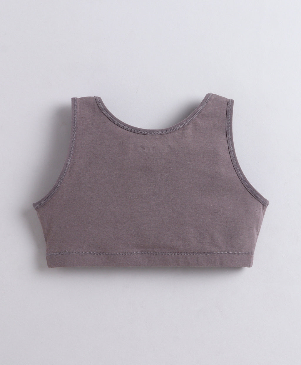 Bumzee Grey & Beige Beginners Bra, Pack of 2, Stretch Cotton