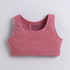 BUMZEE Beige & Mauve Girls Cotton Non Padded Beginners Bra Pack of 2