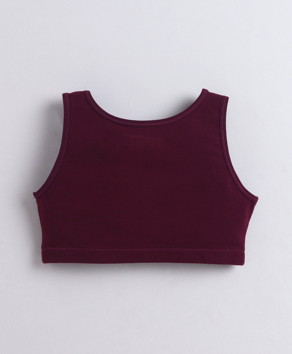 Bumzee Peach & Wine Beginners Bra, Pack of 2, Stretch Cotton