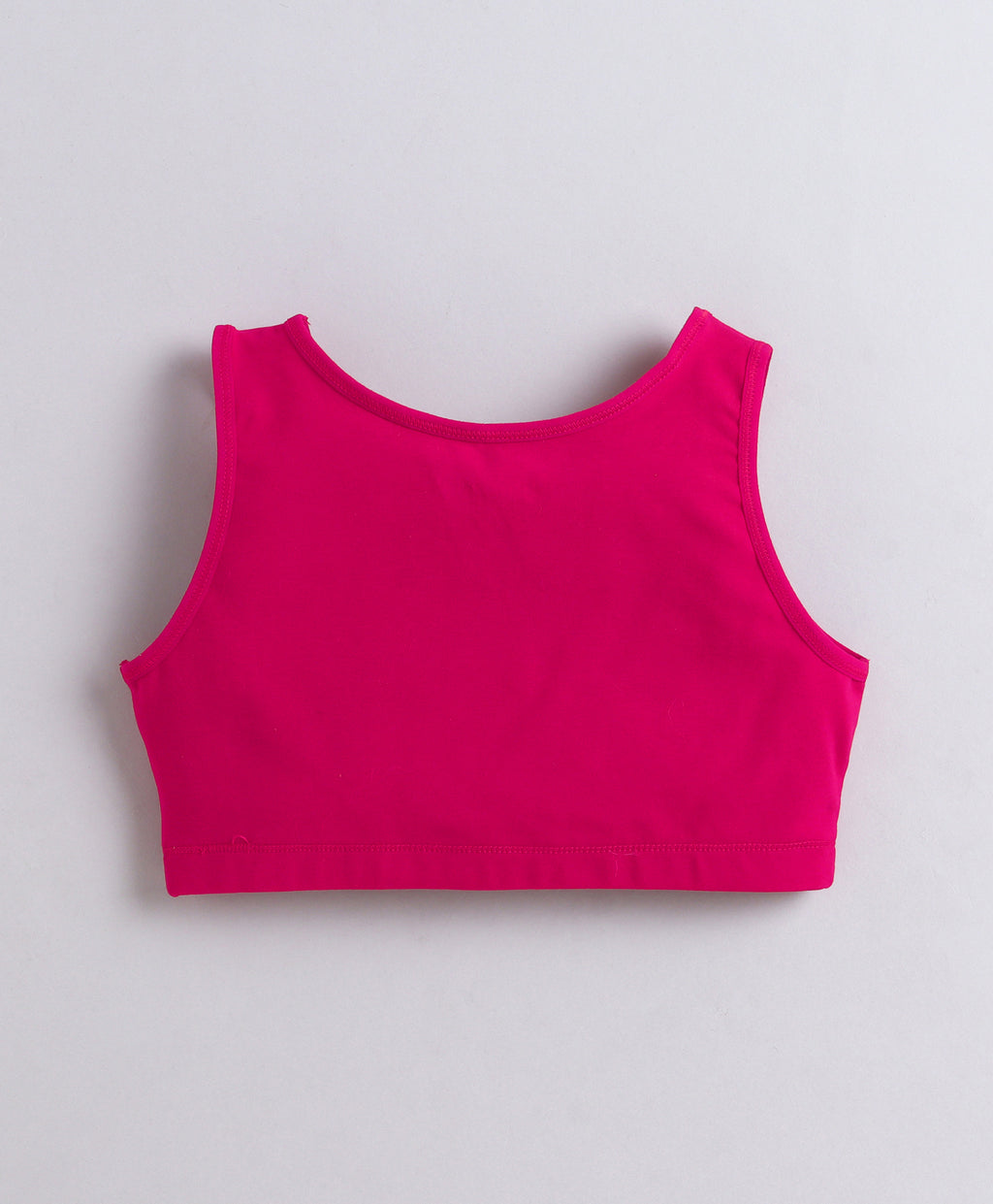 Bumzee Dark Pink & Mint Beginners Bra, Pack of 2, Stretch Cotton