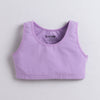 BUMZEE Navy & Lavender Girls Cotton Non Padded Beginners Bra Pack of 2