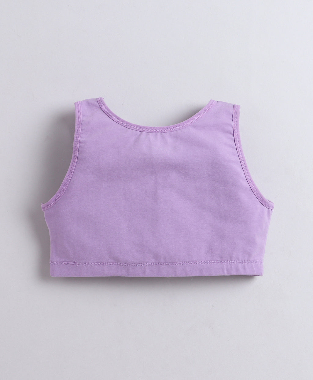 Bumzee Navy & Lavender Beginners Bra, Pack of 2, Stretch Cotton