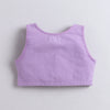 BUMZEE Navy & Lavender Girls Cotton Non Padded Beginners Bra Pack of 2