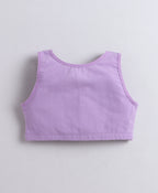 Bumzee Lavender & Pink Beginners Bra, Pack of 3, Stretch Cotton