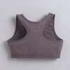 BUMZEE Black & Grey Girls Cotton Non Padded Beginners Sport Bra Pack of 2