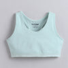 BUMZEE Pink & Mint Green Girls Cotton Non Padded Beginners Sport Bra Pack of 2