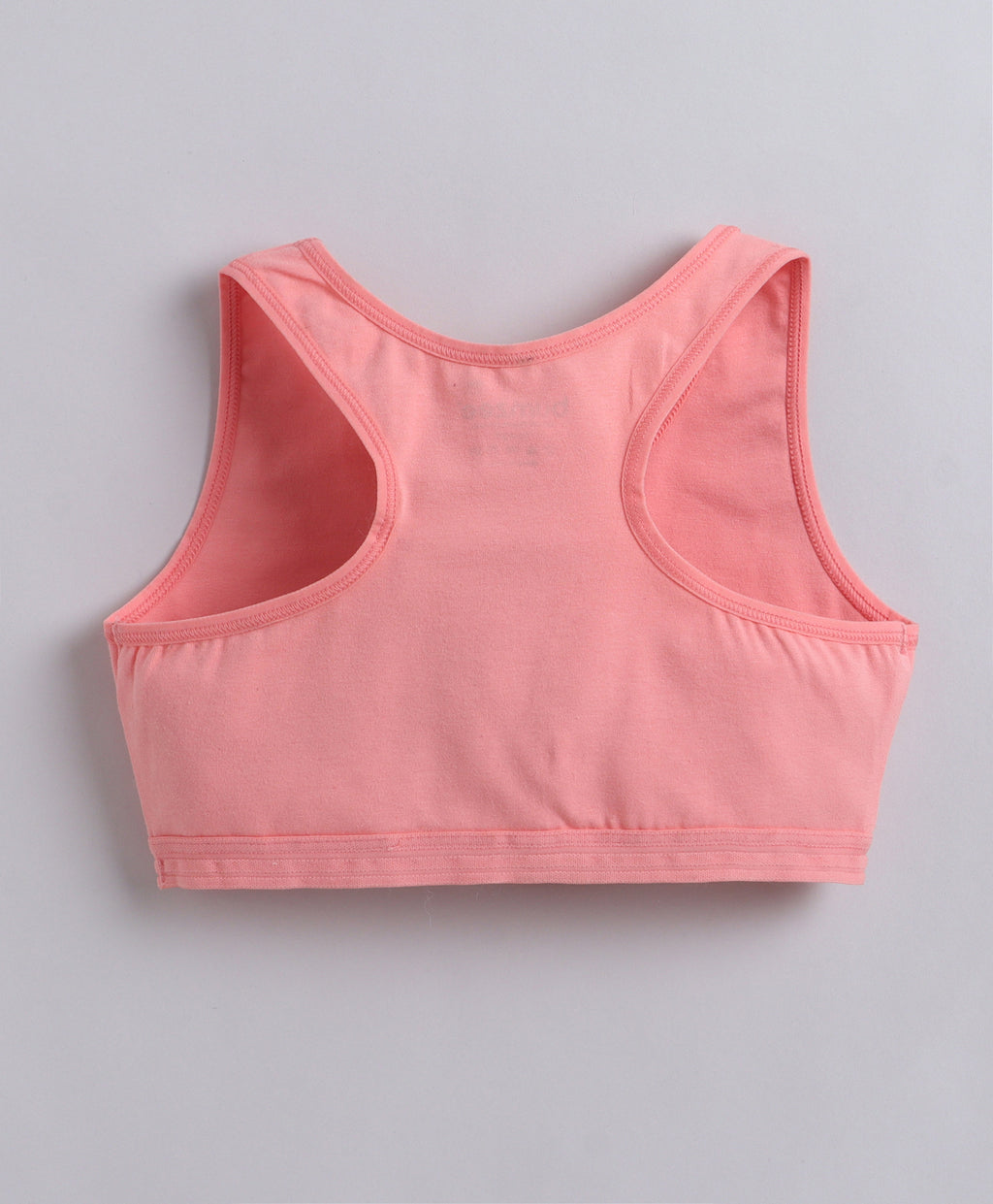 Bumzee Peach & Lavender Beginners Bra, Pack of 2, Sleeveless, Stretch Cotton, Non Padded (Style Peb11464)