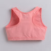 BUMZEE Peach & Lavender Girls Cotton Non Padded Beginners Sport Bra Pack of 2