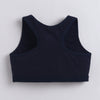 BUMZEE Navy & Mauve Girls Cotton Non Padded Beginners Sport Bra Pack of 2