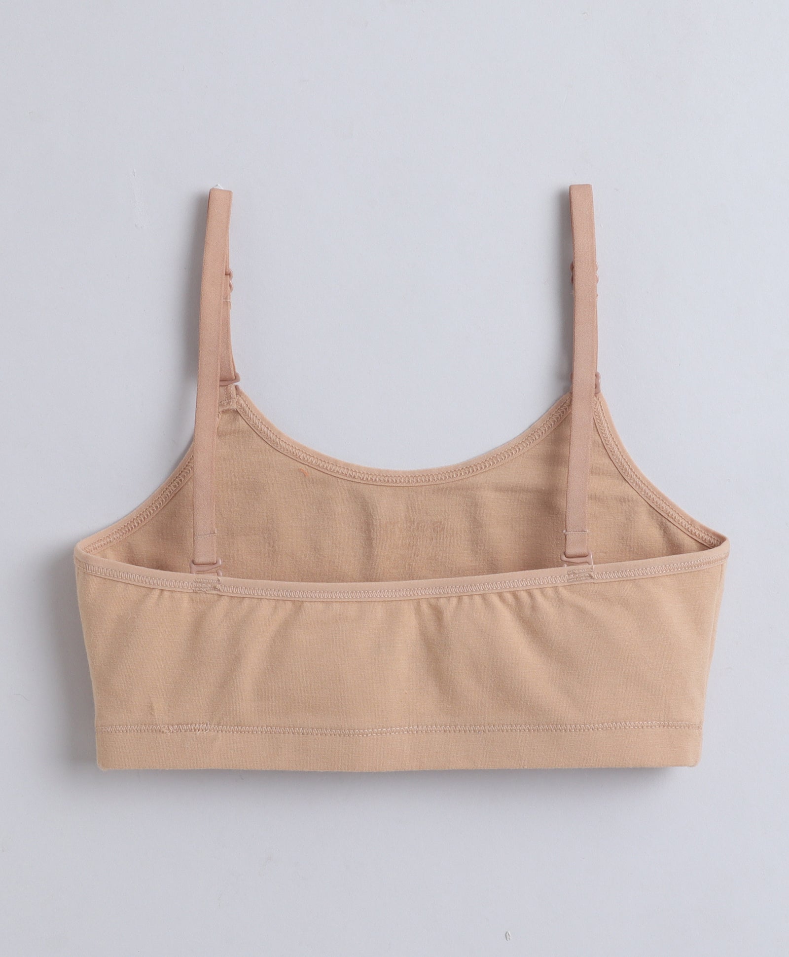 BUMZEE White & Beige Girls Cotton Non Padded Beginners Bra Pack of 2