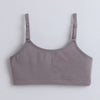 BUMZEE White & Grey Girls Cotton Non Padded Beginners Bra Pack of 2