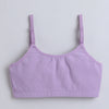 BUMZEE Peach & Lavender Girls Cotton Non Padded Beginners Bra Pack of 2