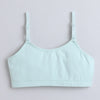 BUMZEE Pink & Mint Green Girls Cotton Non Padded Beginners Bra Pack of 2