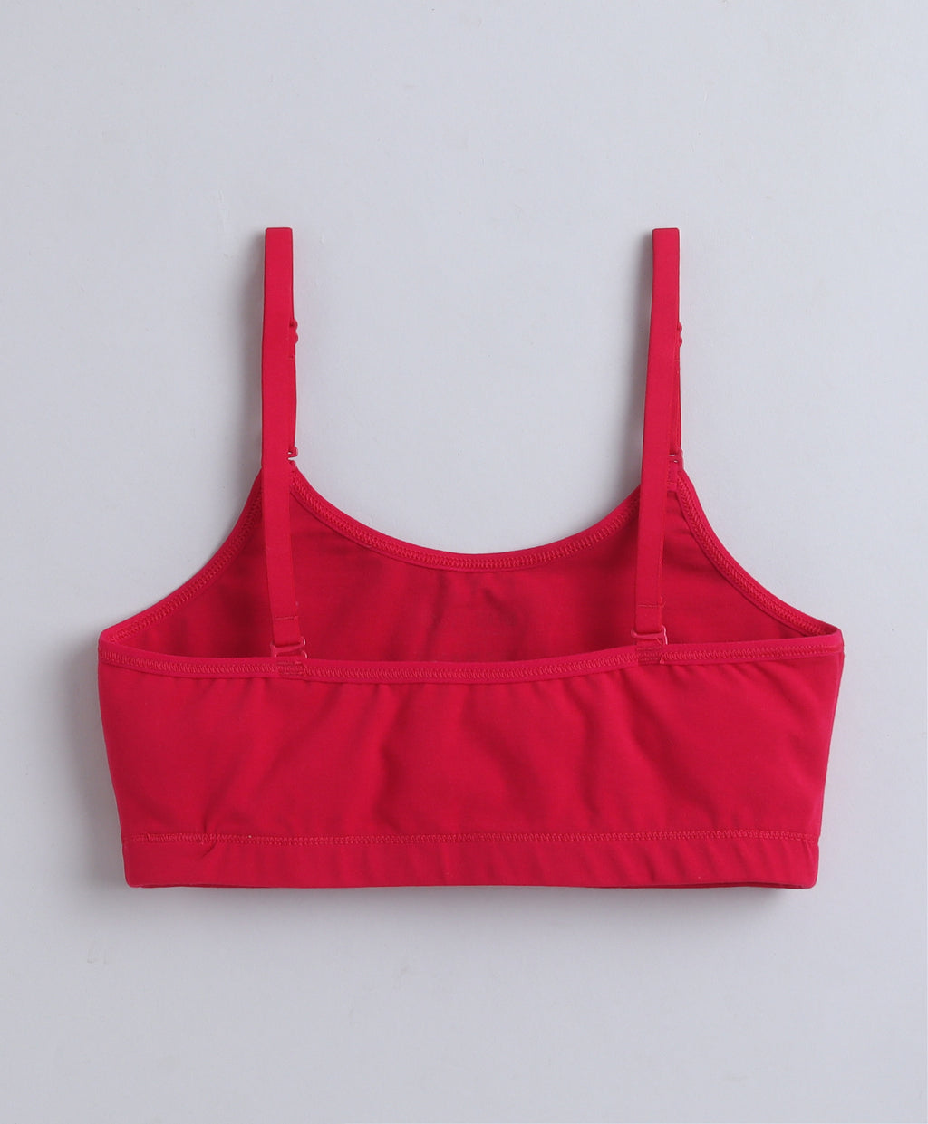 Bumzee Dark Pink & Mint Beginners Bra, Pack of 2, Sleeveless, Stretch Cotton