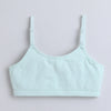 BUMZEE Dark Pink & Mint Girls Cotton Non Padded Beginners Bra Pack of 2