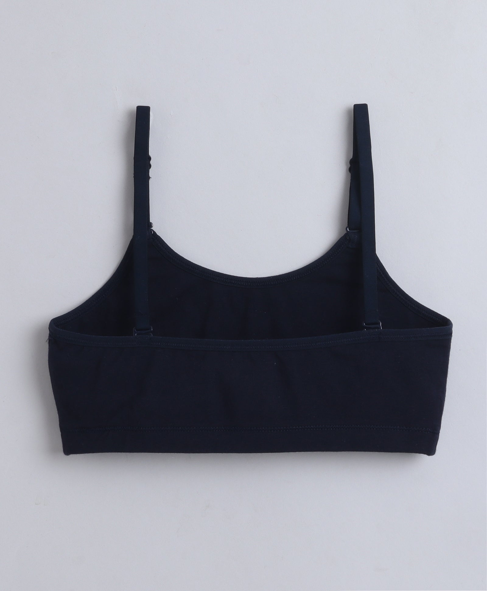 BUMZEE Navy & Lavender Girls Cotton Non Padded Beginners Bra Pack of 2