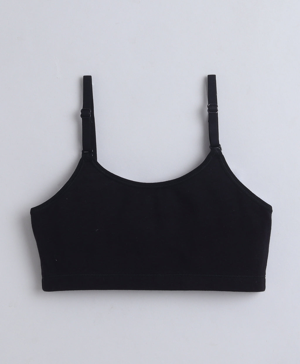 Bumzee Black & White Beginners Bra, Pack of 3, Sleeveless, Stretch Cotton