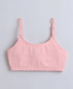 Bumzee Lavender & Mint Beginners Bra, Pack of 3, Sleeveless, Stretch Cotton