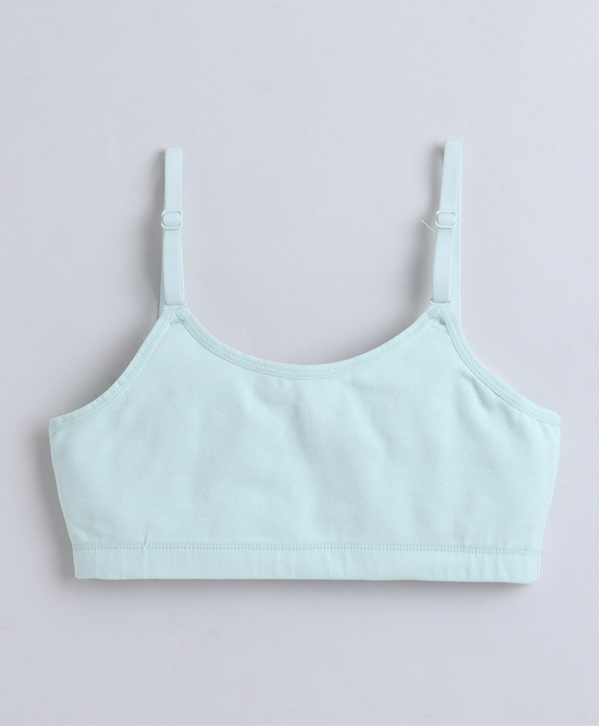 Bumzee Lavender & Mint Beginners Bra, Pack of 3, Sleeveless, Stretch Cotton