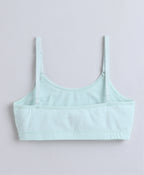Bumzee Lavender & Mint Beginners Bra, Pack of 3, Sleeveless, Stretch Cotton
